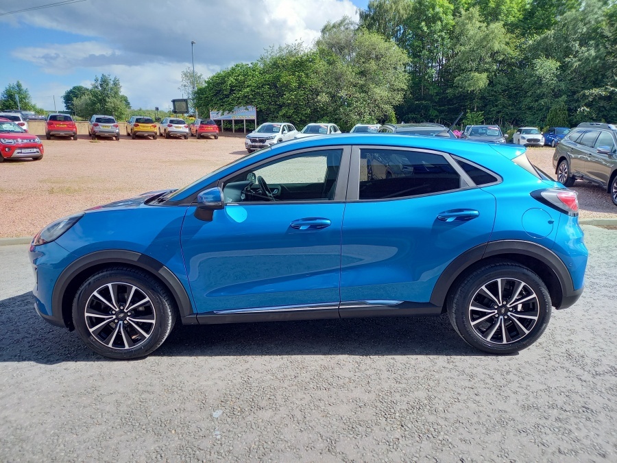 Ford Puma 1.0 Ecoboost Hybrid Mhev Titanium First Ed DK20OCN Blue #4