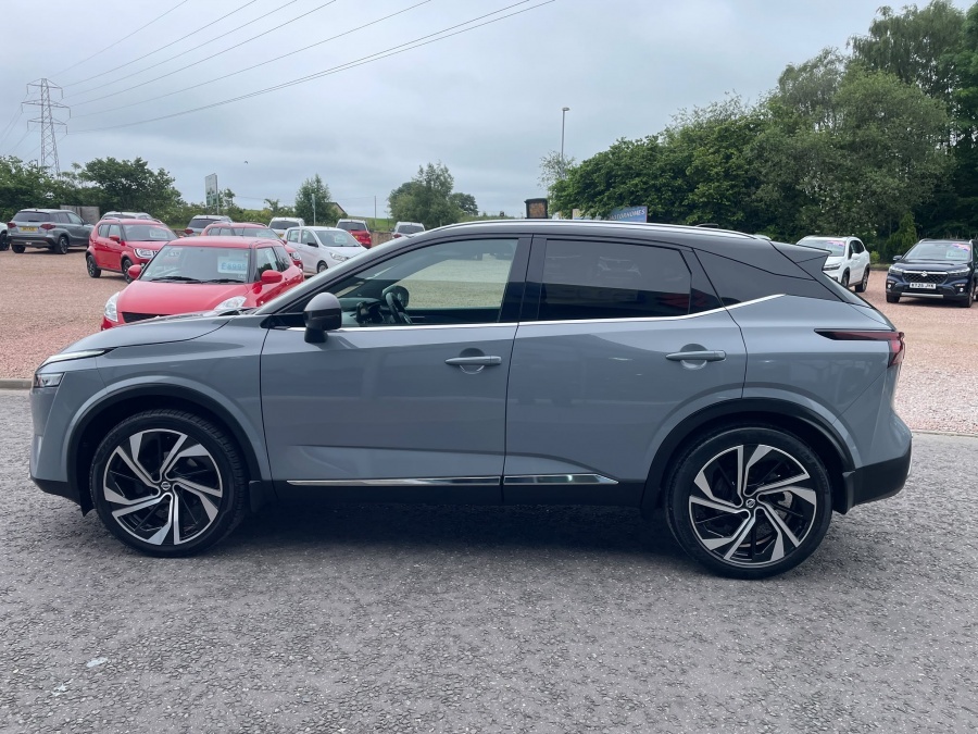 Nissan Qashqai 1.3 Dig-t Mh 158 Tekna Xtronic Grey #4