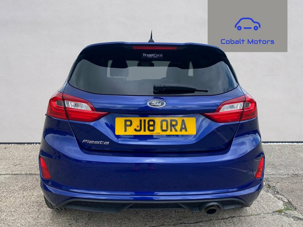 Ford Fiesta 1.0T Ecoboost St-line X Hatchback Manua PJ18ORA Blue #3