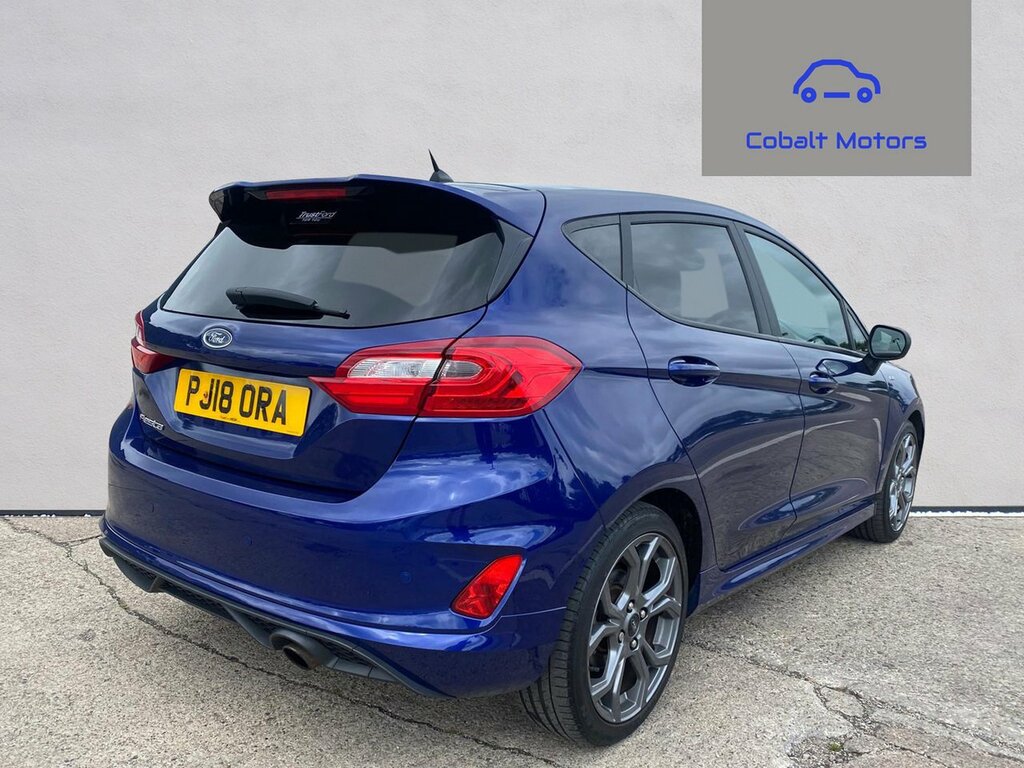 Ford Fiesta 1.0T Ecoboost St-line X Hatchback Manua PJ18ORA Blue #6