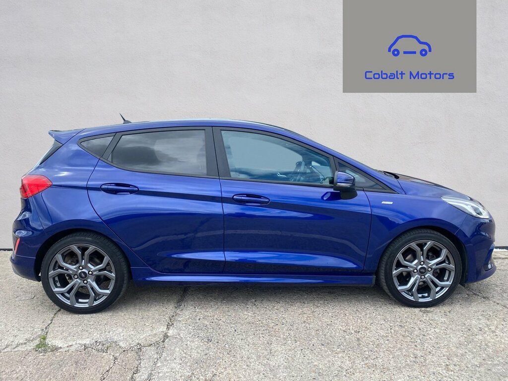 Ford Fiesta 1.0T Ecoboost St-line X Hatchback Manua PJ18ORA Blue #4