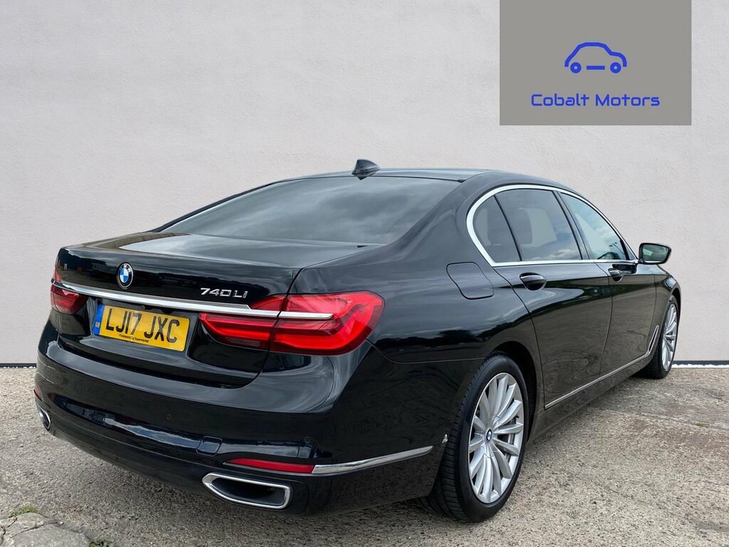 BMW 7 Series 3.0 740Li Saloon Euro 6 S S 326 Blue #3