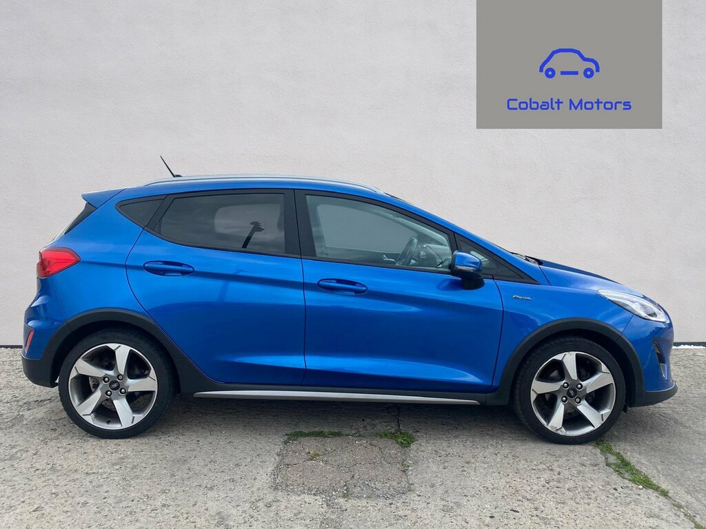 Ford Fiesta 1.0T Ecoboost Gpf Active X Hatchback Ma SN19UFP Blue #4