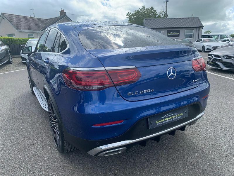 Mercedes-Benz GLC Class 220 D 4Matic Amg Line Coupe LM22SWX Blue #4