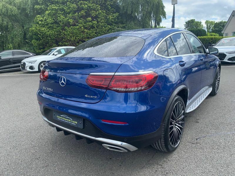 Mercedes-Benz GLC Class 220 D 4Matic Amg Line Coupe LM22SWX Blue #5