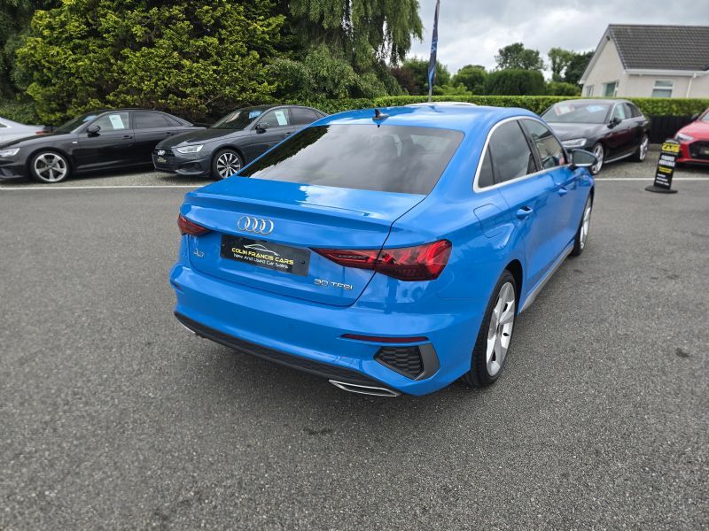 Audi A3 S Line 30 1.0Tfsi Mhev S VK23UEB Blue #4