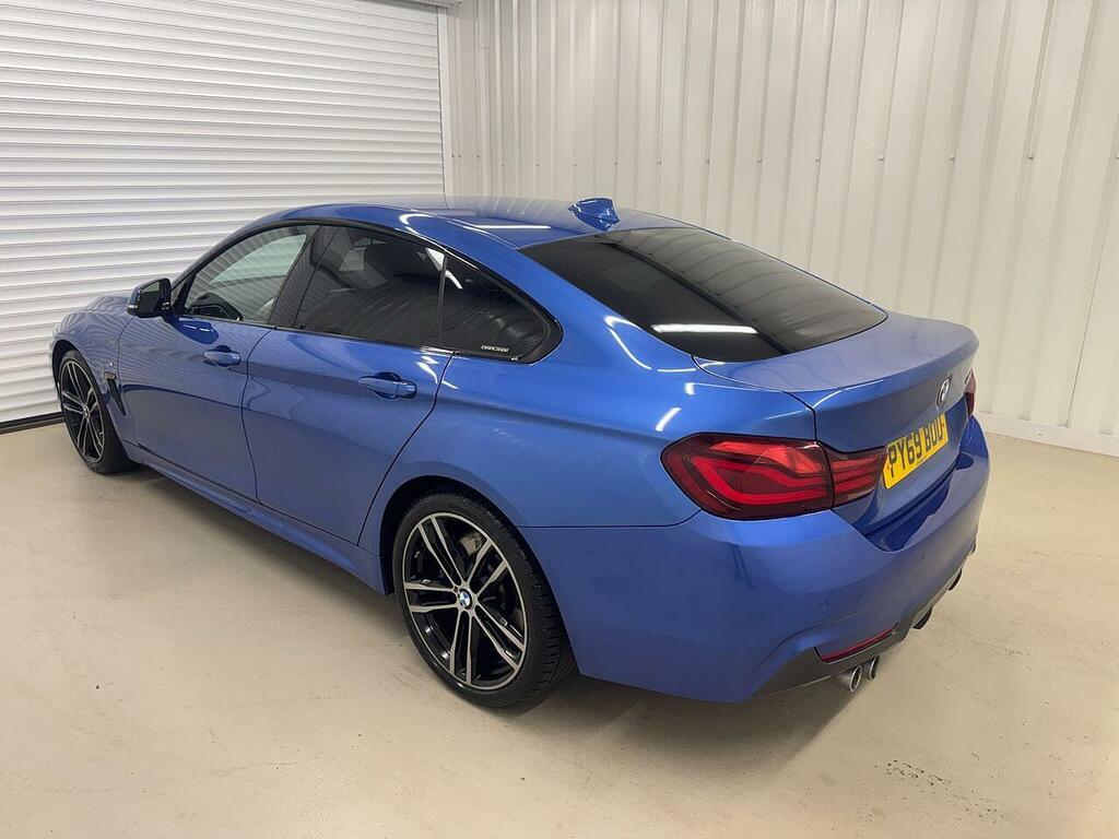 BMW 4 Series Gran Coupe 2.0 420D M Sport Euro 6 Ss PY69BOU Blue #4
