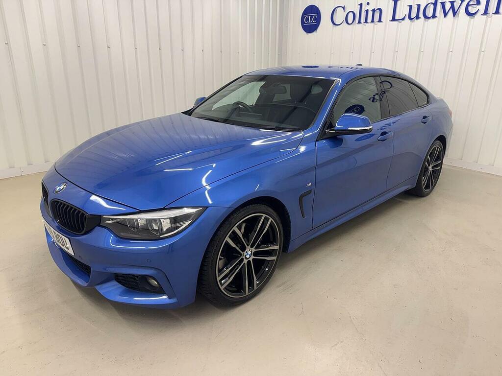 BMW 4 Series Gran Coupe 2.0 420D M Sport Euro 6 Ss PY69BOU Blue #3