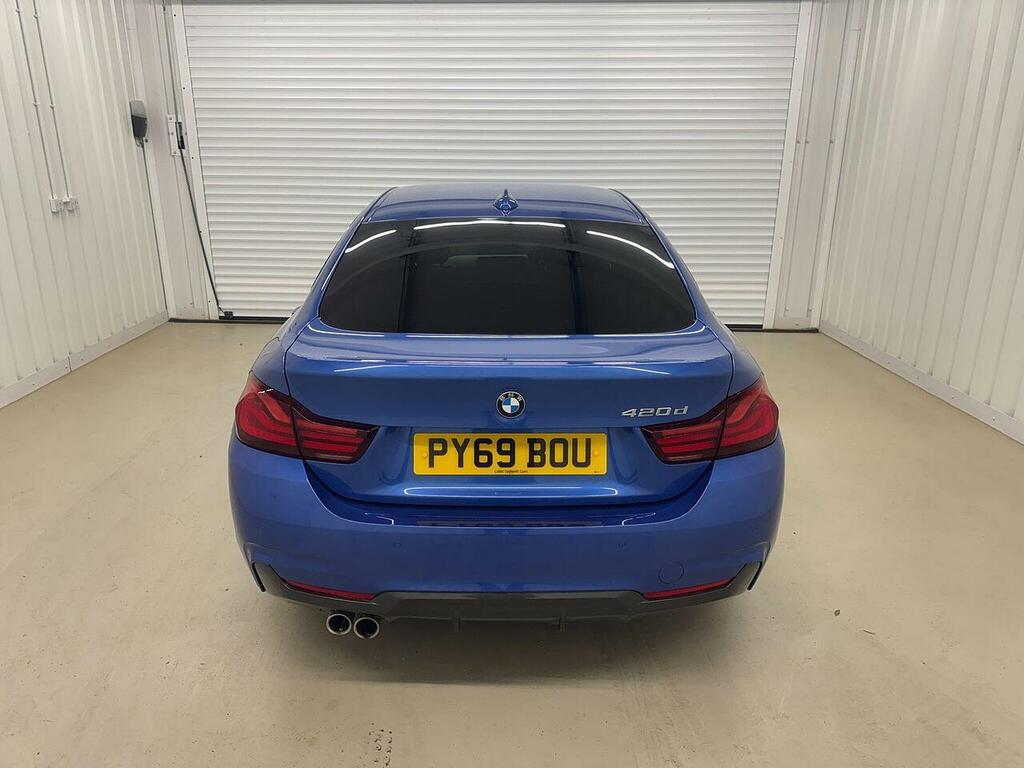 BMW 4 Series Gran Coupe 2.0 420D M Sport Euro 6 Ss PY69BOU Blue #5