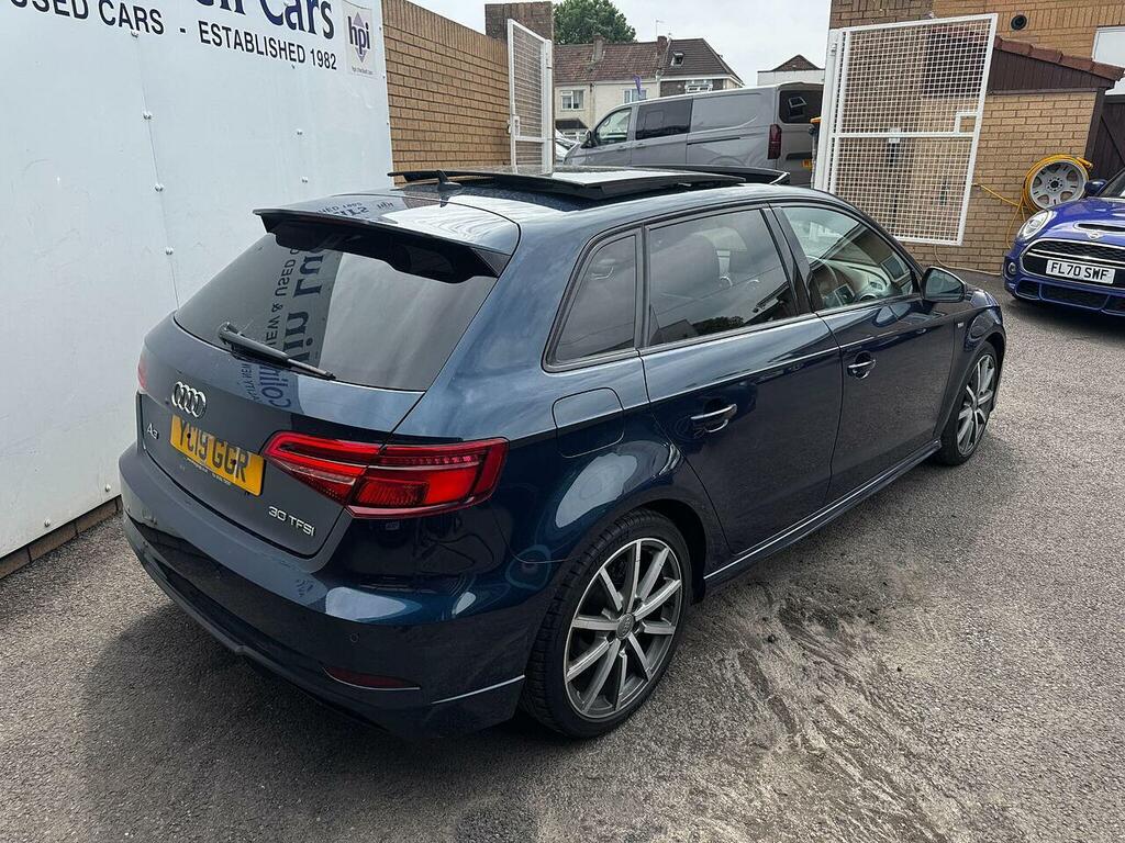 Audi A3 1.0 Tfsi 30 Black Edition Sportback S T Blue #3