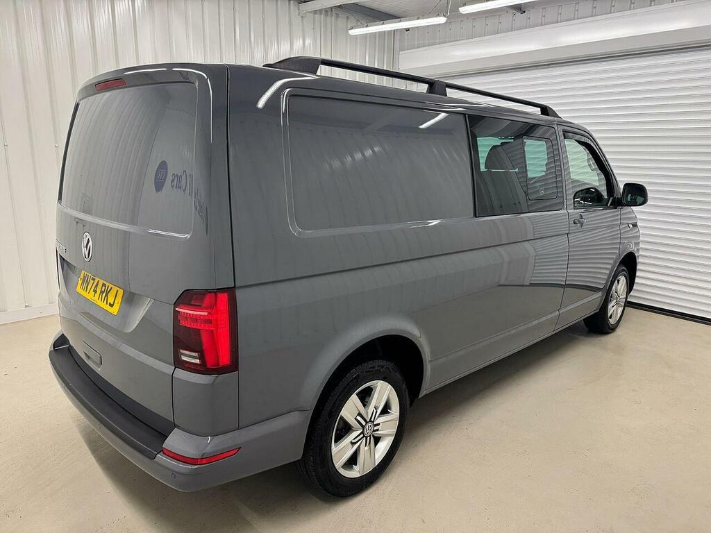 Volkswagen Transporter 2.0 Tdi T32 Highline Kombi Double Cab D WN74RKJ Grey #6