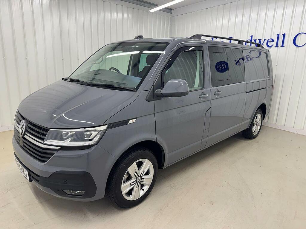 Volkswagen Transporter 2.0 Tdi T32 Highline Kombi Double Cab D WN74RKJ Grey #3