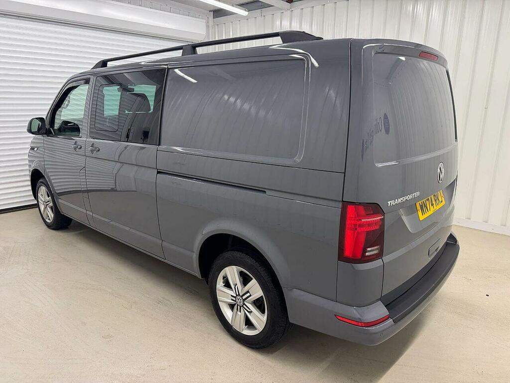 Volkswagen Transporter 2.0 Tdi T32 Highline Kombi Double Cab D WN74RKJ Grey #4