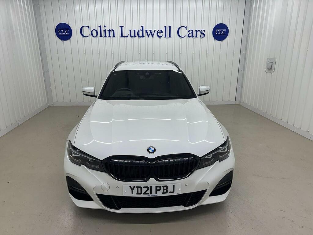 BMW 3 Series 2.0 320I M Sport Touring Euro 6 Ss YD21PBJ White #2