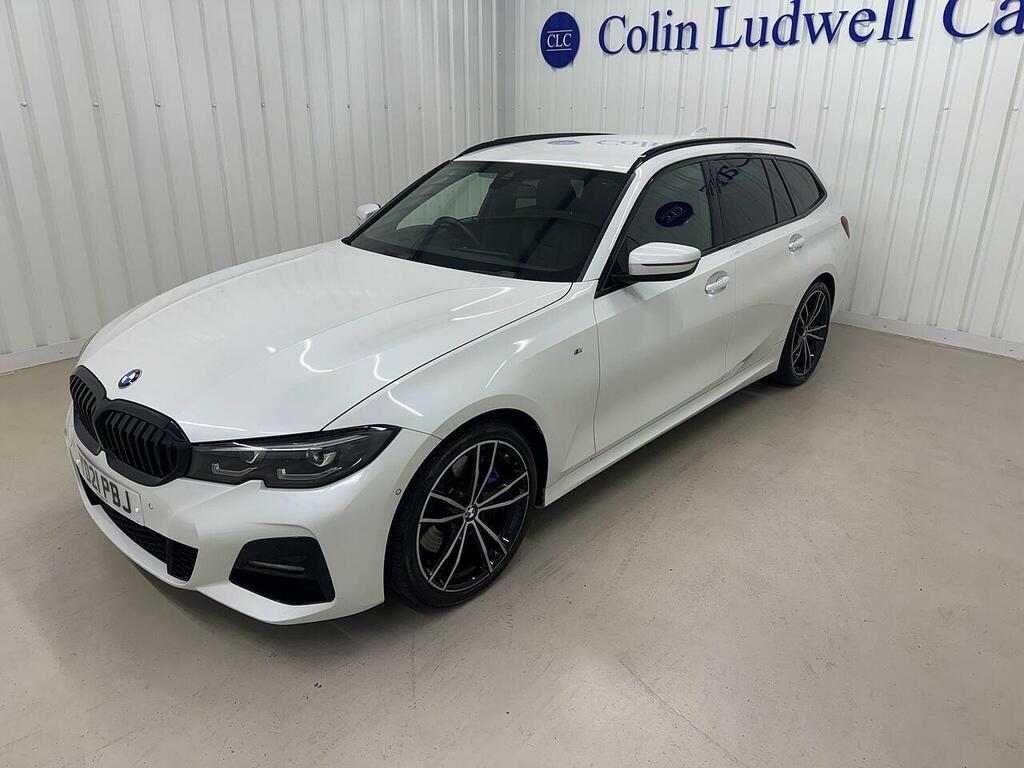 BMW 3 Series 2.0 320I M Sport Touring Euro 6 Ss YD21PBJ White #3