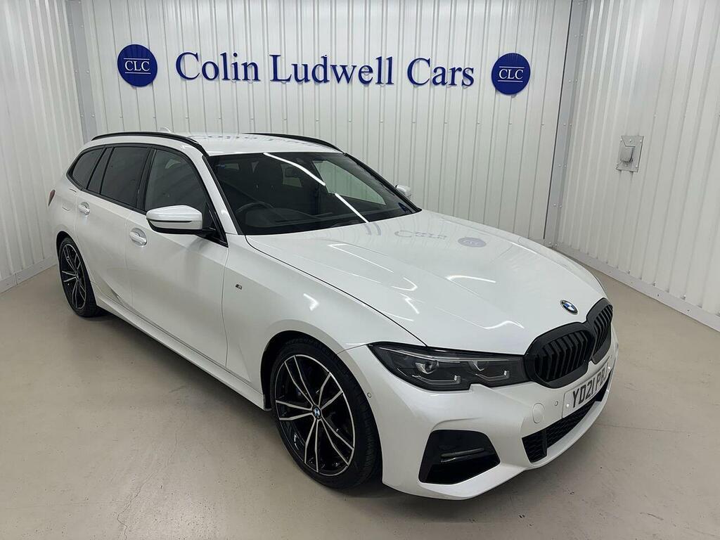 BMW 3 Series 2.0 320I M Sport Touring Euro 6 Ss YD21PBJ White