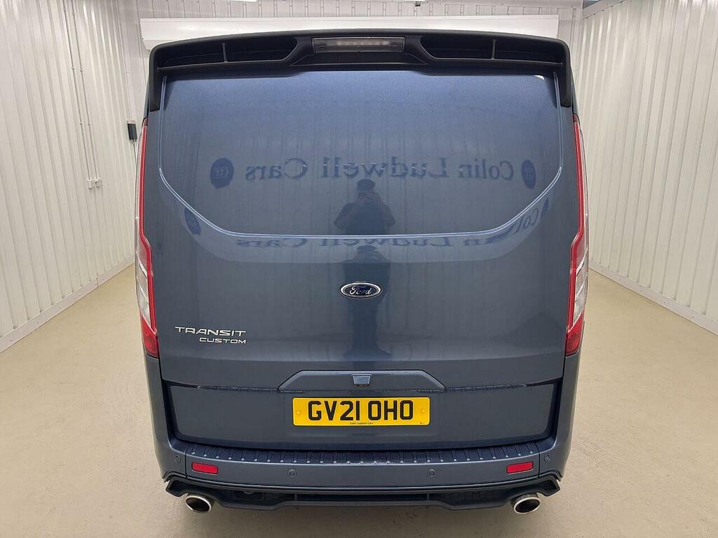 Ford Transit Custom 2.0 320 Ecoblue Ms-rt Crew Van Double Cab Dies GV21OHO Blue #6