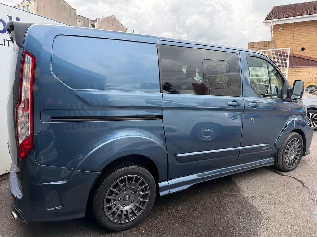 Ford Transit Custom 2.0 320 Ecoblue Ms-rt Crew Van Double Cab Dies GV21OHO Blue #3