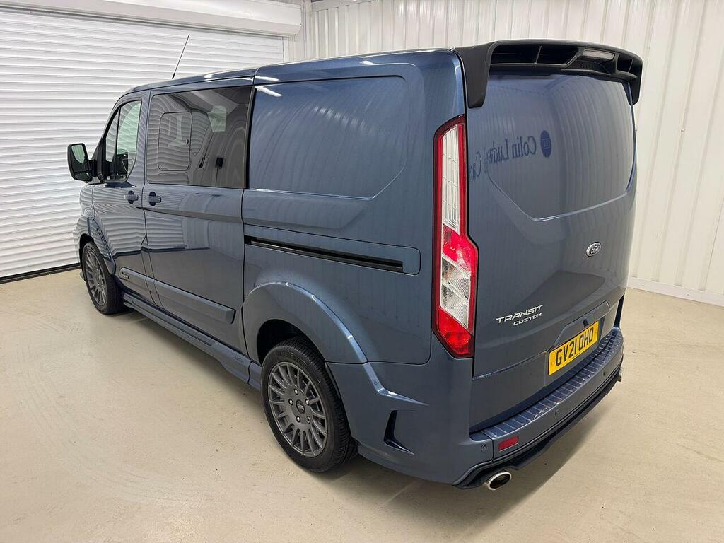 Ford Transit Custom 2.0 320 Ecoblue Ms-rt Crew Van Double Cab Dies GV21OHO Blue #5