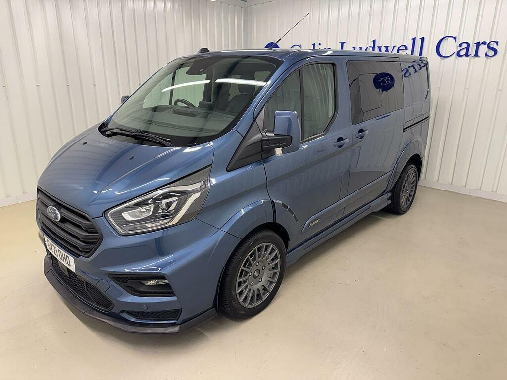 Ford Transit Custom 2.0 320 Ecoblue Ms-rt Crew Van Double Cab Dies GV21OHO Blue #4