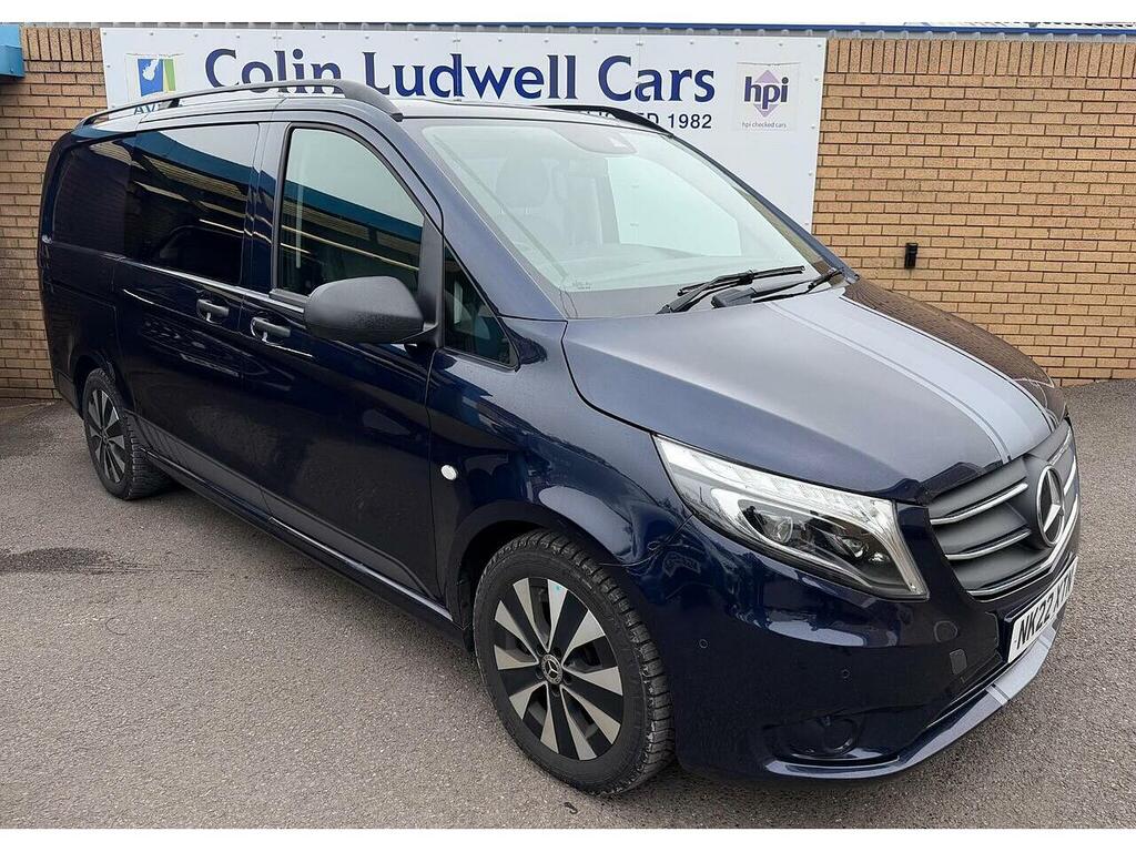 Mercedes-Benz Vito 2.0 119 Cdi Sport Crew Van G-tronic Rwd L2 Euro 6 Blue