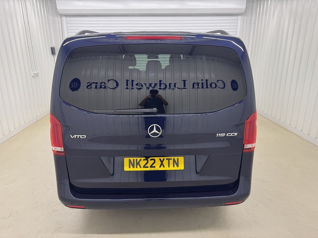 Mercedes-Benz Vito 2.0 119 Cdi Sport Crew Van G-tronic Rwd L2 Euro 6 NK22XTN Blue #6