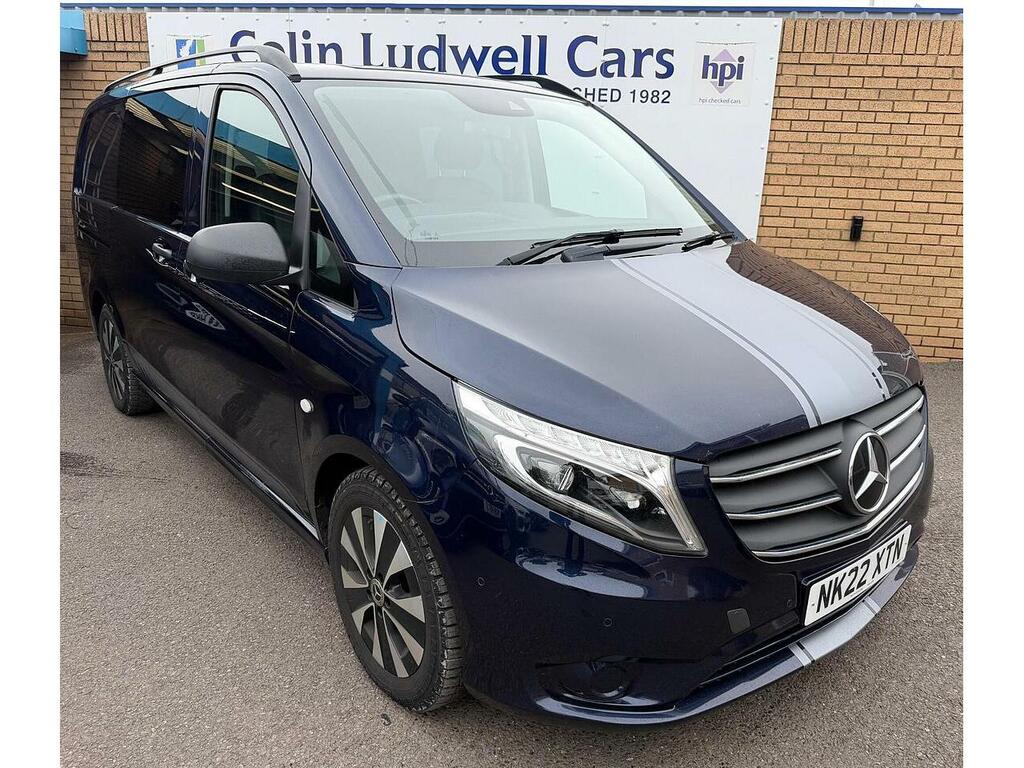 Mercedes-Benz Vito 2.0 119 Cdi Sport Crew Van G-tronic Rwd L2 Euro 6 Blue #2