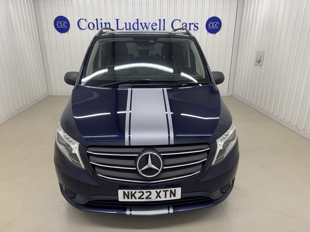 Mercedes-Benz Vito 2.0 119 Cdi Sport Crew Van G-tronic Rwd L2 Euro 6 NK22XTN Blue #3