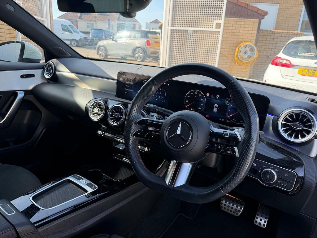 Mercedes-Benz A Class 1.3 A180h Mhev Amg Line Executive Hatchback CA23GKE White #3