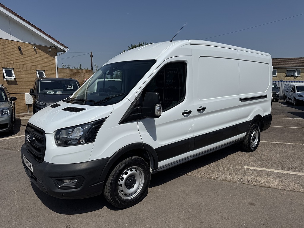 Ford Transit Custom 2.0 350 Ecoblue Leader Panel Van White #3