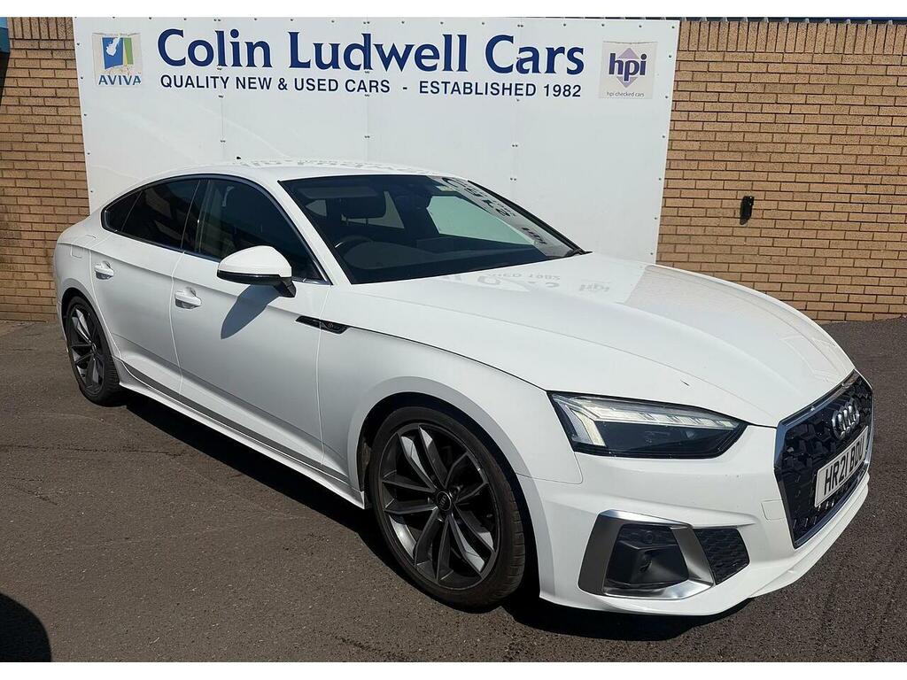 Audi A5 2.0 Tdi 35 S Line Sportback S Tronic Euro 6 Ss White