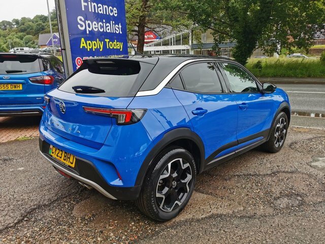 Vauxhall Mokka 2023 23 1.2 Turbo Ultimate Suv E CY23BHJ Blue #4
