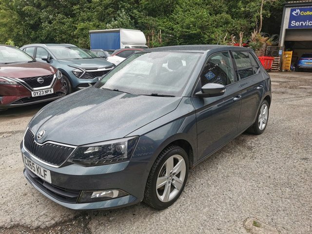Skoda Fabia 2015 65 1.4 Tdi Se L Hatchback E CX65KLF Grey #2