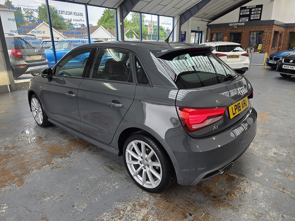 Audi A1 1.4 Tfsi S Line Sportback Euro 6 LP18ARU Grey #6