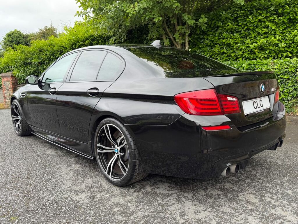BMW 5 Series M5 Black #4