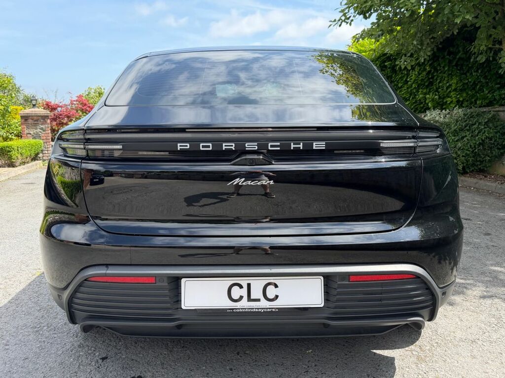 Porsche Macan Ev  Black #5