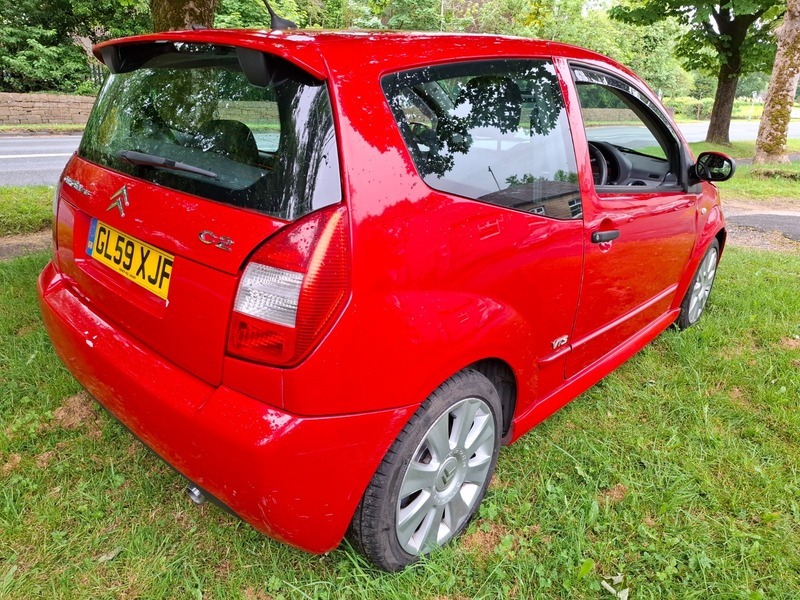 Citroen C2 16V Vts Red #3