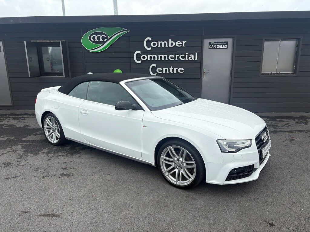 Audi A5 2.0 Tdi S Line Special Edition Plus 177 Ps Conve White