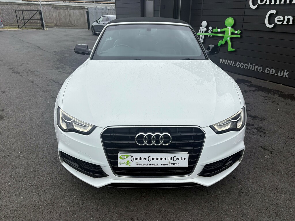 Audi A5 2.0 Tdi S Line Special Edition Plus 177 Ps Conve  White #2