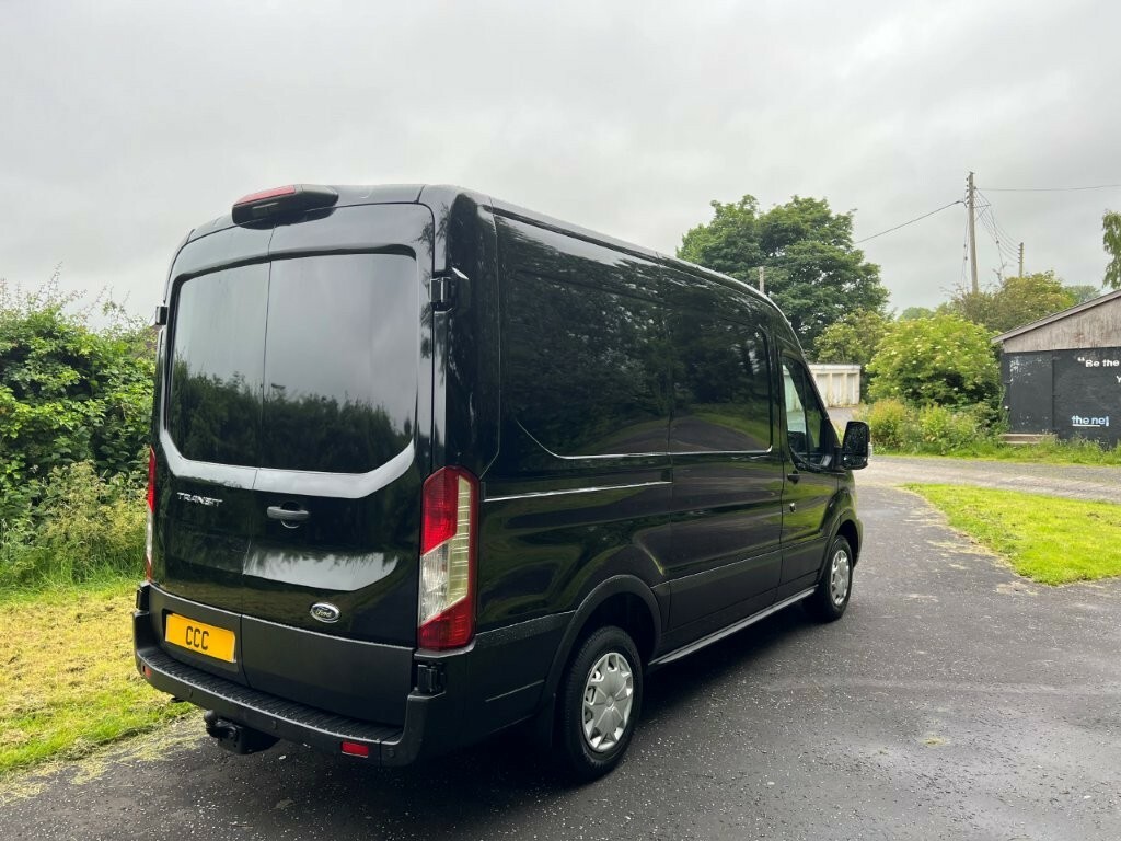Ford Transit Custom 2.0 290 Ecoblue Trend Fwd 130 L2h2 Black #3