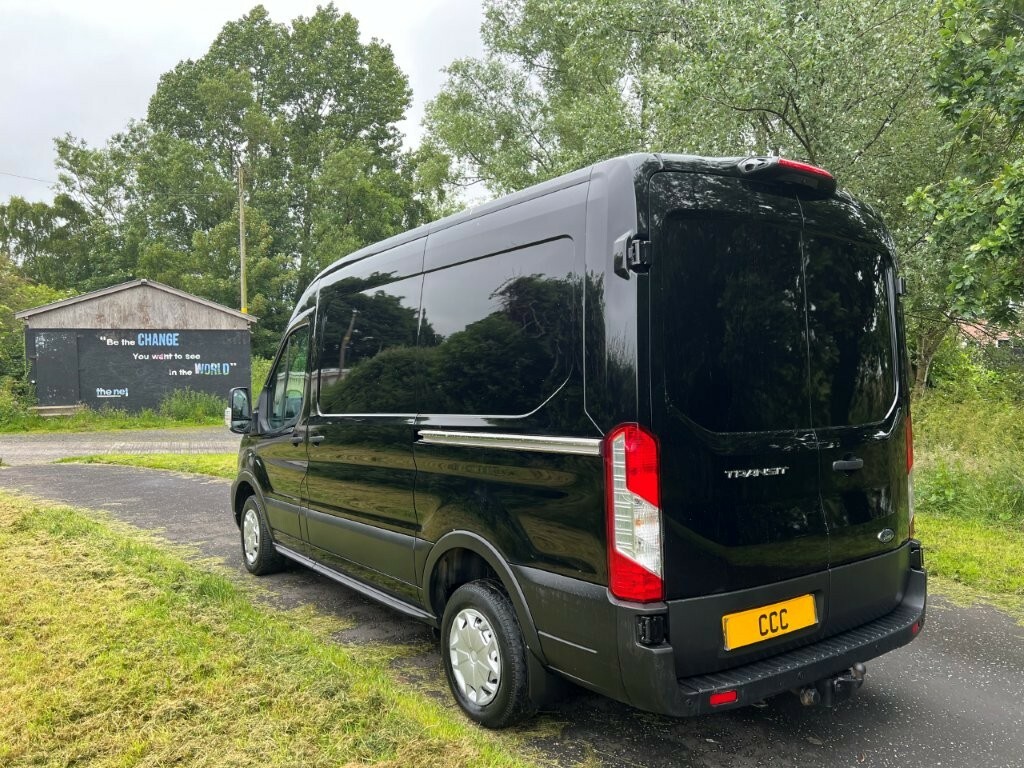 Ford Transit Custom 2.0 290 Ecoblue Trend Fwd 130 L2h2 Black #5