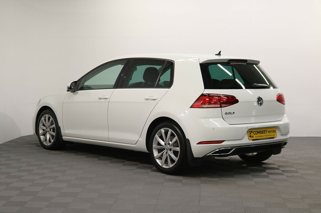 Volkswagen Golf Tdi Gt YD69XTZ White #4