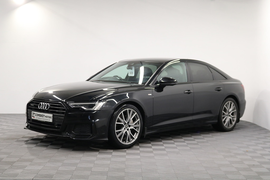Audi A6 Saloon Tdi Black Edition RF22OTJ Black #3