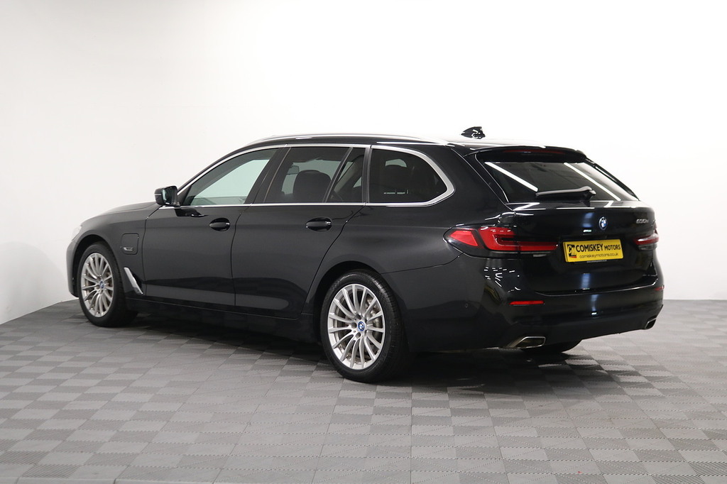 BMW 5 Series 530E Se Blue #4
