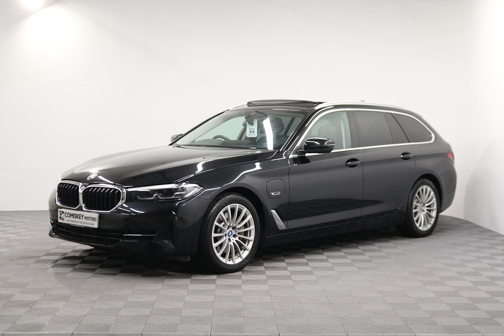 BMW 5 Series 530E Se Blue #3
