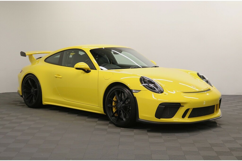 Porsche 911 991 Gt3 Yellow