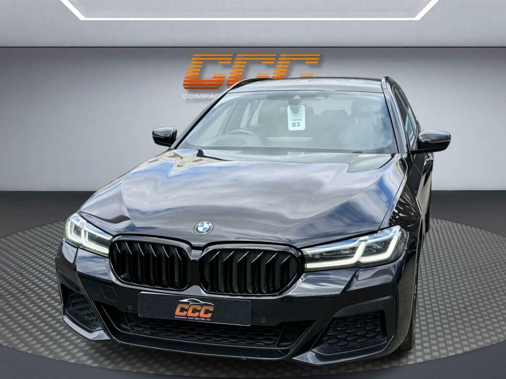 BMW 5 Series 2.0 520D Mht M Sport Touring Steptronic Xdrive Eur Black #4