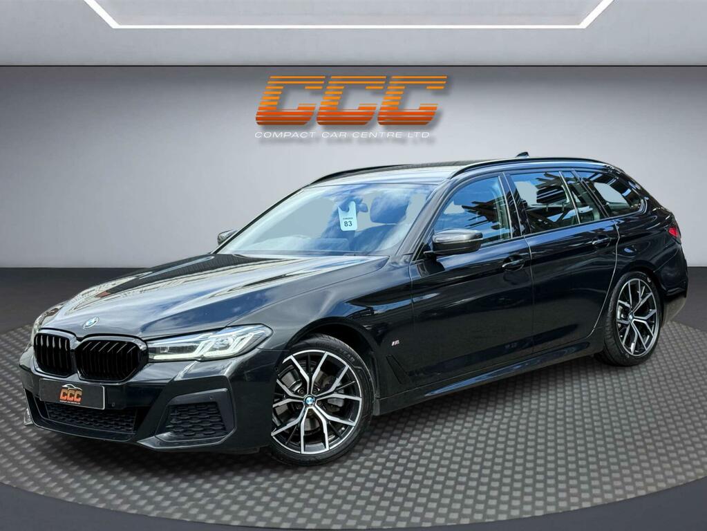 BMW 5 Series 2.0 520D Mht M Sport Touring Steptronic Xdrive Eur Black #2