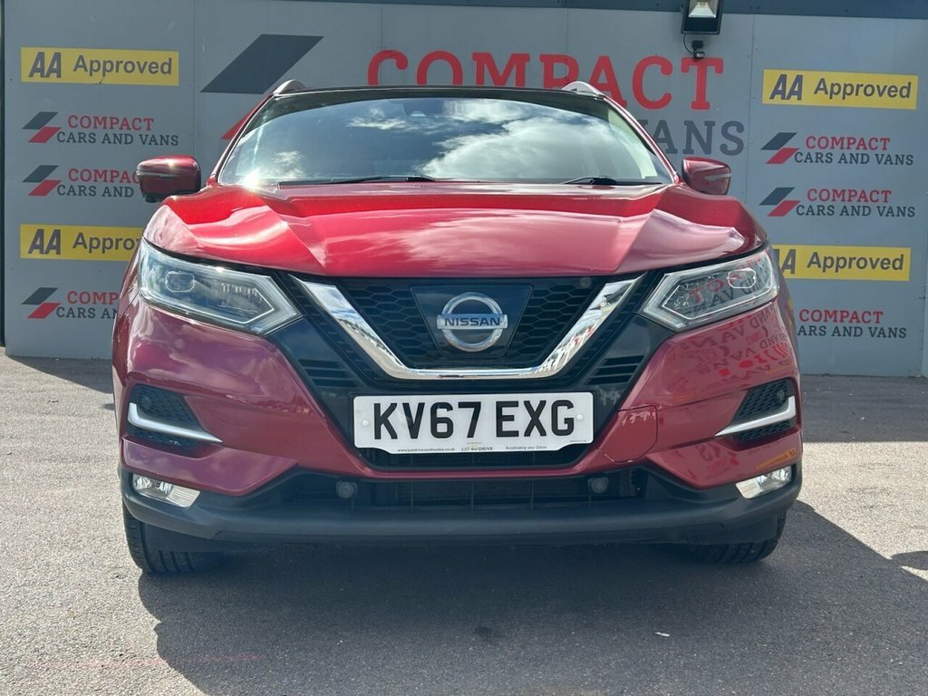 Nissan Qashqai 1.2L Tekna KV67EXG Red #2