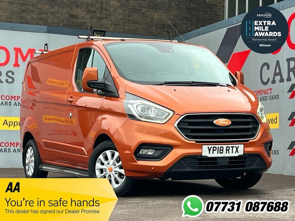 Ford Transit Custom 2L Limited Orange